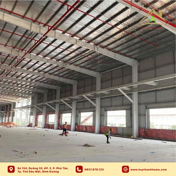 Quy trình thiết kế nhà xưởng theo yêu cầu - Huy Thành Home