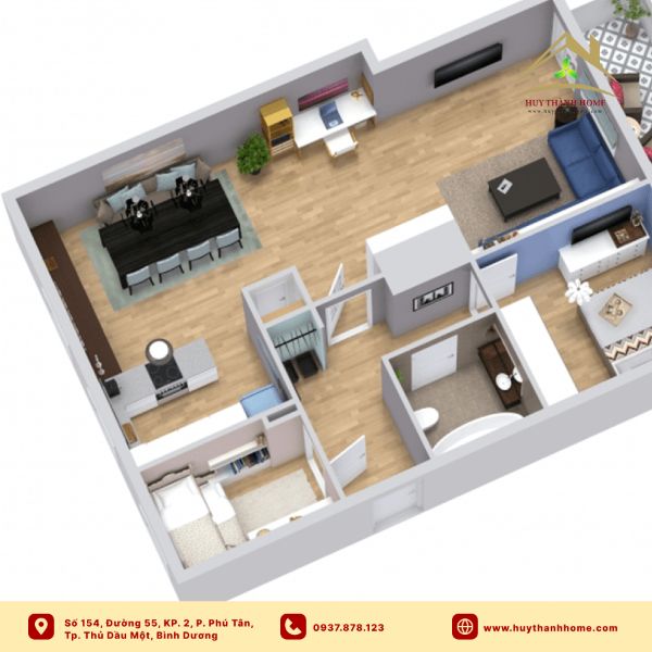  Thông tin giá tham khảo dịch vụ thiết kế nhà trọn gói tại Huy Thành Home