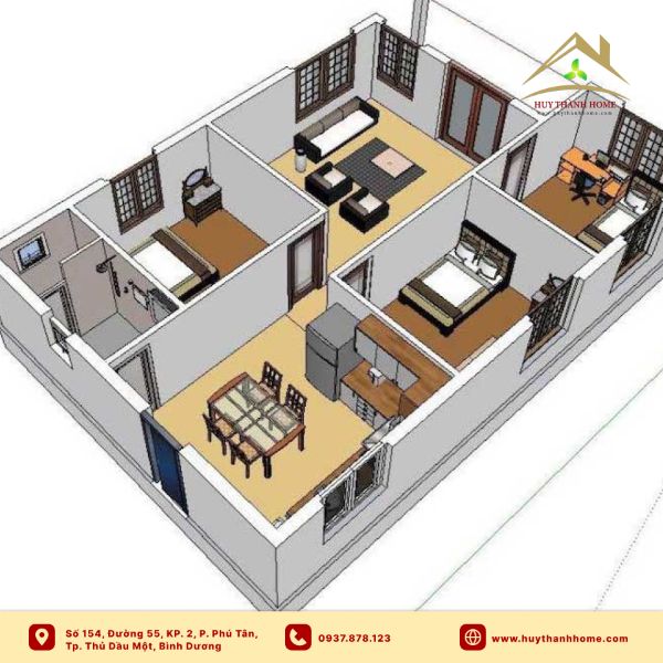 Lợi ích khi sử dụng dịch vụ thiết kế nhà trọn gói tại Huy Thành Home