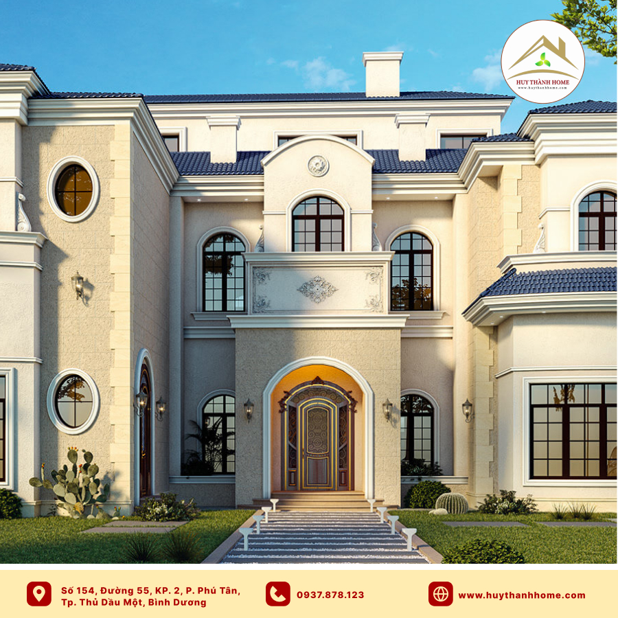 biệt thự 2 tầng châu Âu