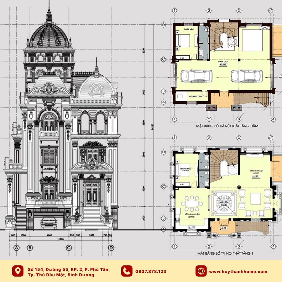 giá xây dựng biệt thự trọn gói (3)