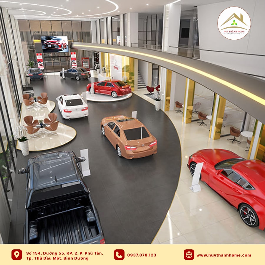 thiết kế nội thất showroom