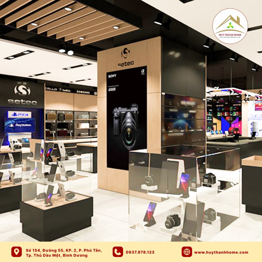 thiết kế nội thất showroom