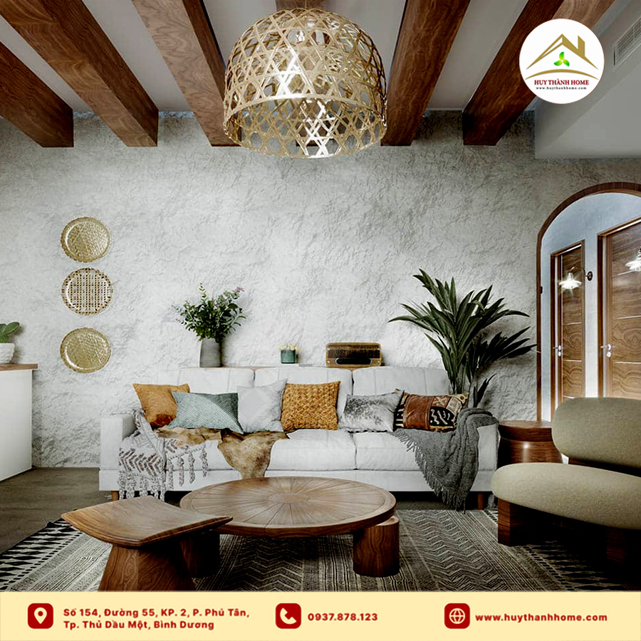  thiết kế nội thất nhà cấp 4 phong cách rustic