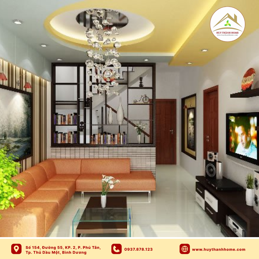 thiết kế nội thất phòng khách nhà ống (2)