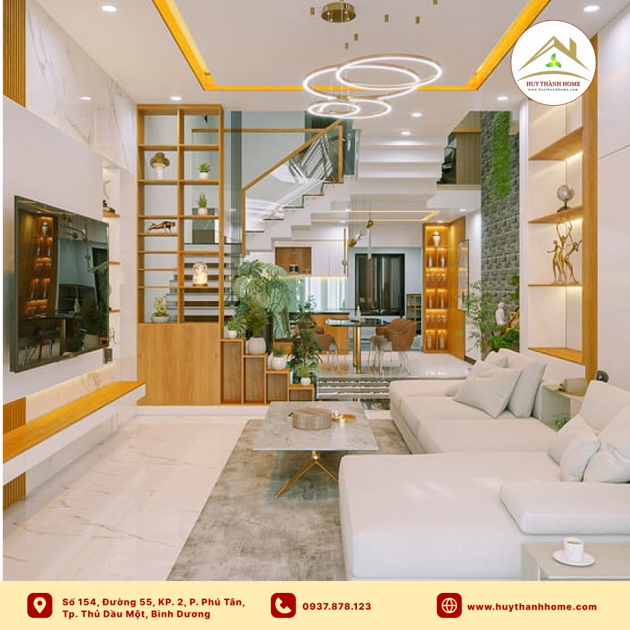 thiết kế nội thất phòng khách nhà ống (4)