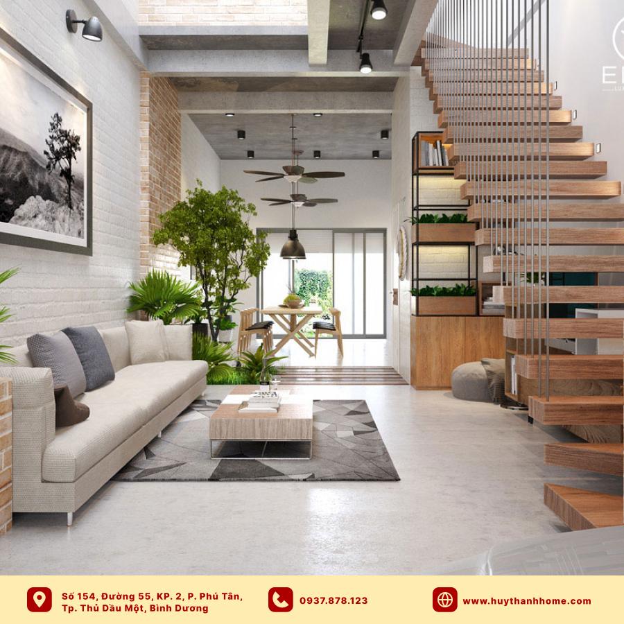 thiết kế nội thất phòng khách nhà ống (6)