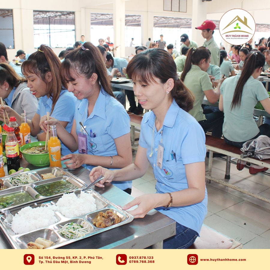 Tiêu chuẩn về thiết kế nội thất bên trong của nhà ăn công nghiệp